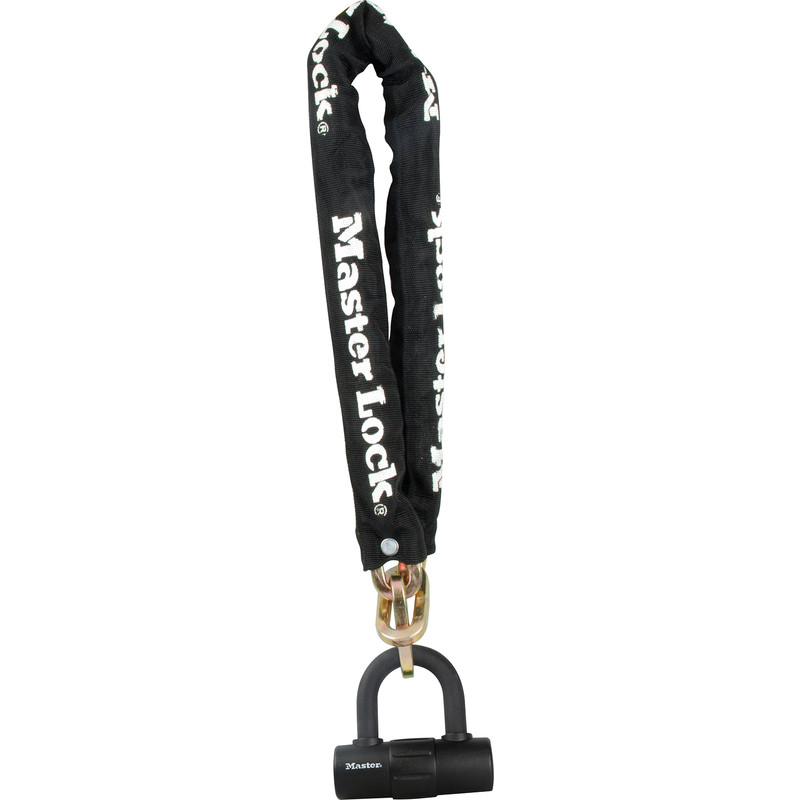 Master Lock Square Link Chain with Mini U Bar Lock 90cm