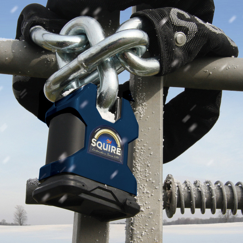 Squire Stronghold Solid Steel Padlock 65 x 13 x 29mm