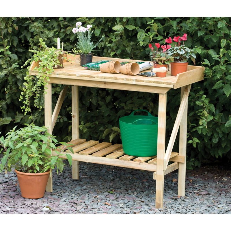 Forest Garden Potting Bench 92cm(h) x 108cm(w) x 52cm(d)