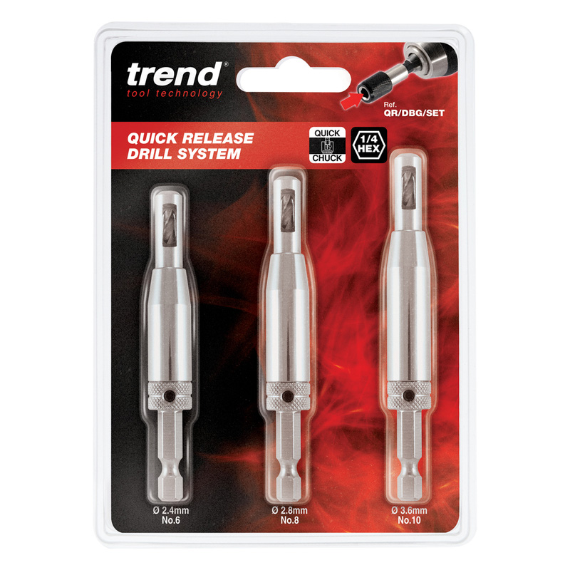 Trend Craftpro Quick Release Drill Bit Guide Set