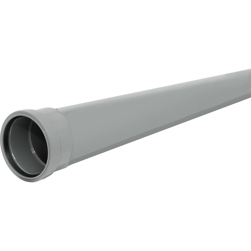 Soil Pipe 110mm 6m Pack Grey 3m Lengths