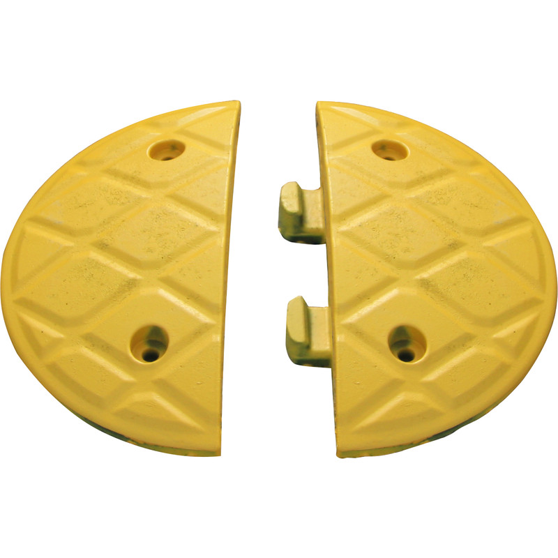 JSP Jumbo Speed Bump End Caps Yellow