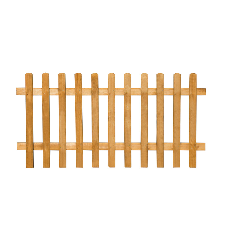 Forest Garden Forest Garden Pale Picket Fence Panel 6' x 3'