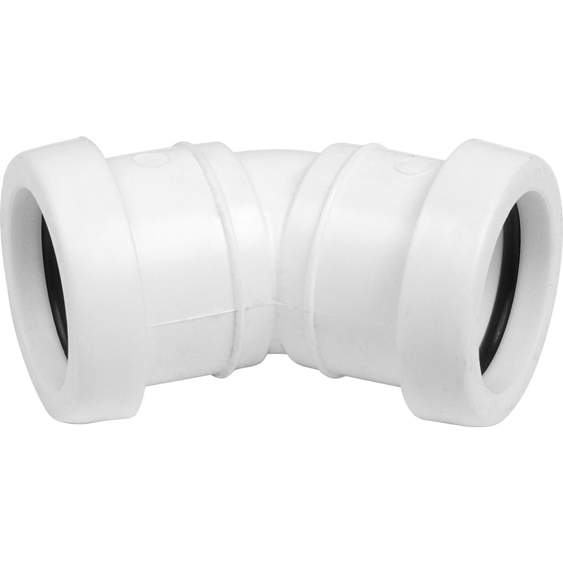 Push Fit Bend 32mm 135° White