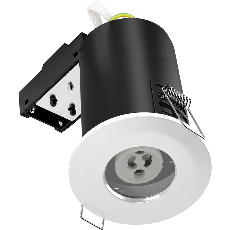 Fire Rated Cast IP65 GU10 Downlight White