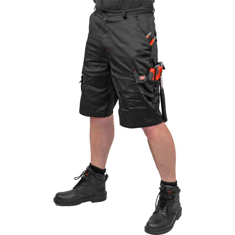 Lee Cooper Cargo Shorts 32" Black