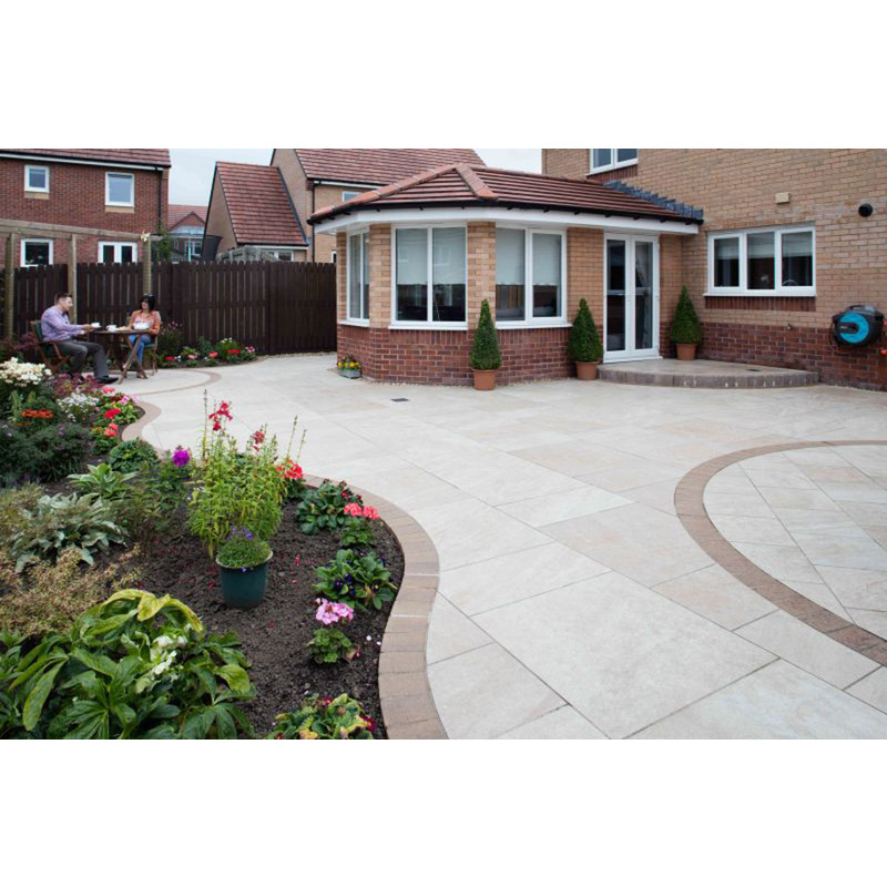 Marshalls Symphony Classic Porcelain Paving Slabs Barley 600 x 600 x 20mm