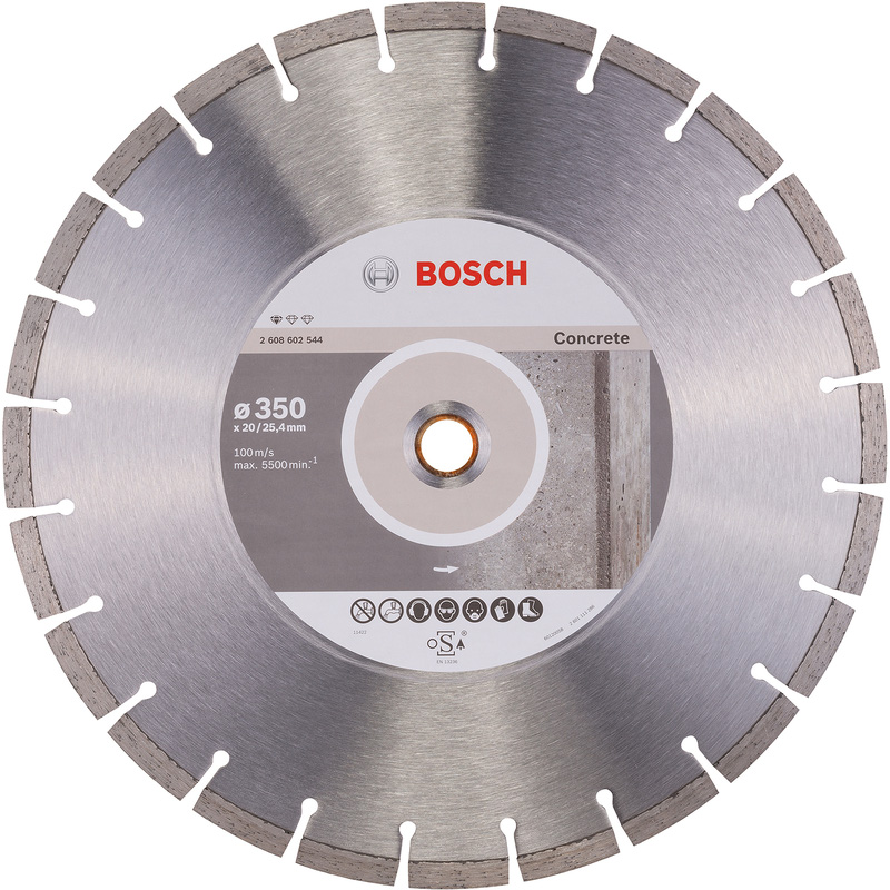 Bosch Concrete Diamond Cutting Blade 350 x 20/25.4mm