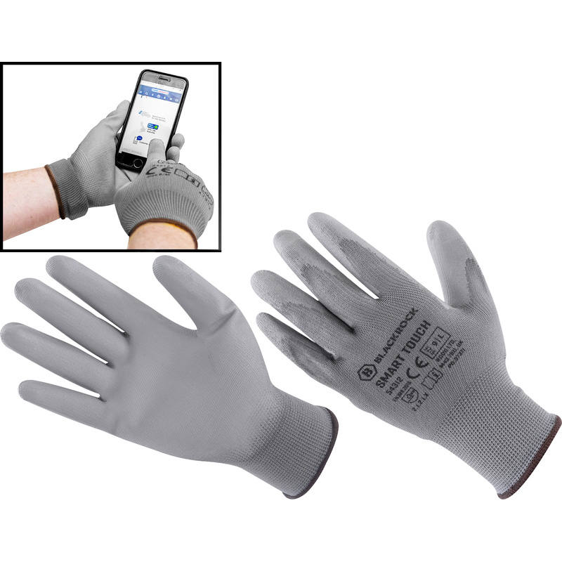 Smart Touch Palm Gloves Large