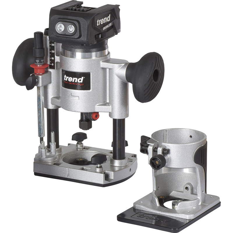 Trend T18S/R14 18V Cordless Brushless 1/4" Router Body Only