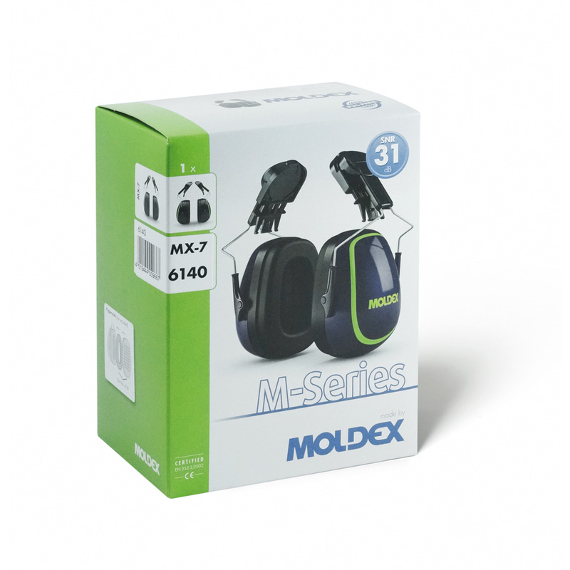 Moldex MX-7 Helmet Mounted Ear Defenders 31 dB