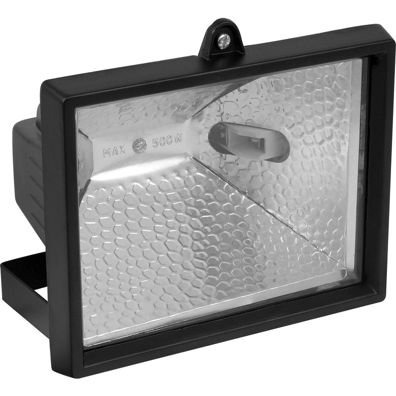 Halogen IP44 Floodlight 400W Black