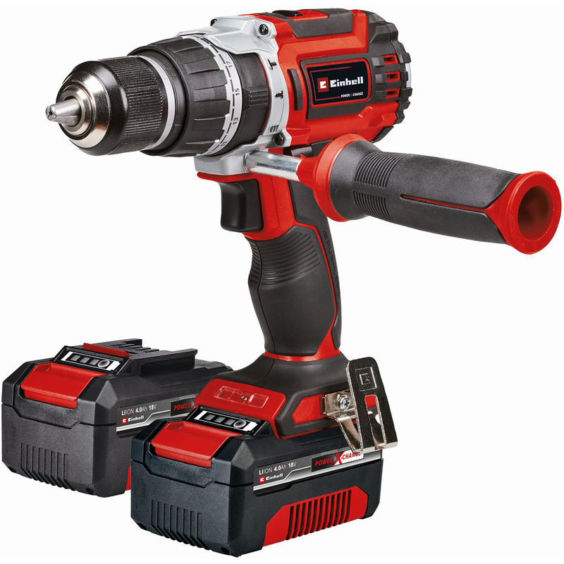 Einhell PXC 18V Cordless Brushless 60Nm Combi Drill 2 x 4.0Ah