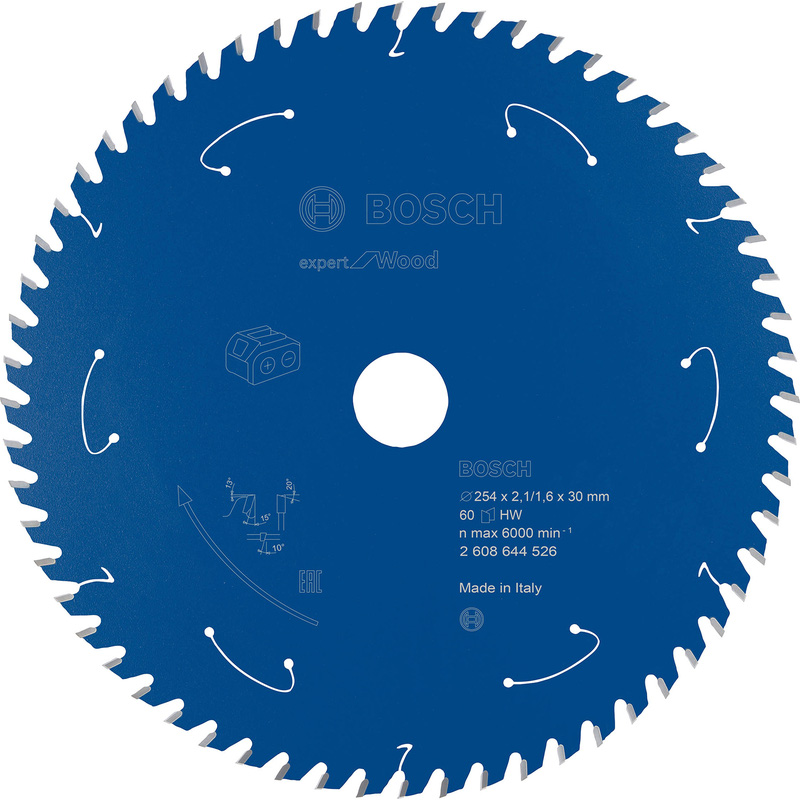 Bosch EXPERT Cordless Circular Saw Blade 254 x 30 x 60T