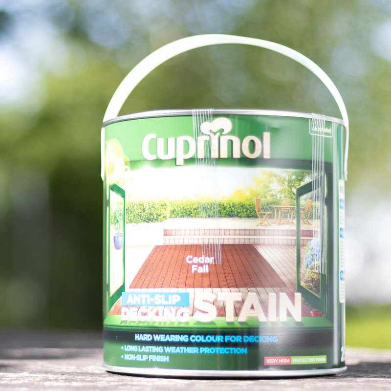 Cuprinol Anti-Slip Decking Stain 2.5L Cedar Fall