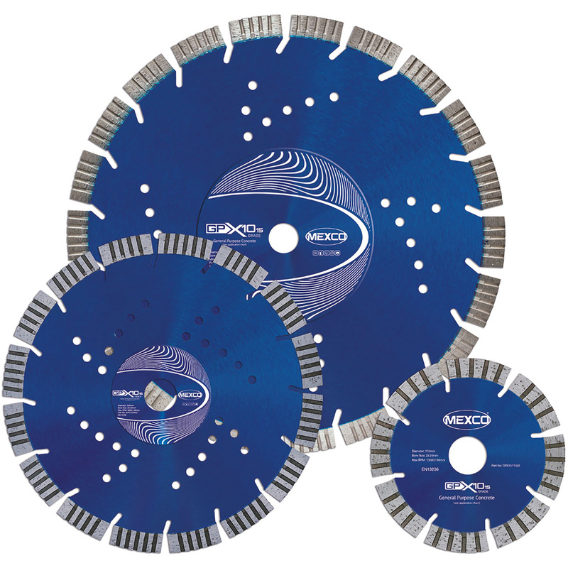 Mexco General Purpose Diamond Blade 115mm, 230mm & 300mm