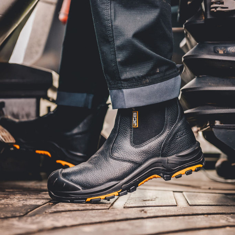 JCB Safety Dealer Boots Black Size 12