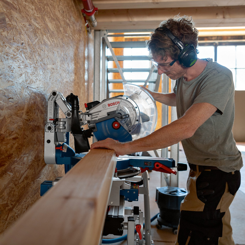 Bosch 18V Bi Turbo Brushless 305mm Mitre Saw GCM 18V-305 Cross Cut Body Only