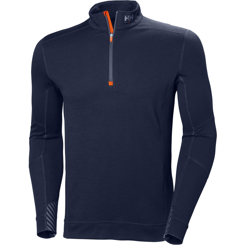 Helly Hansen Lifa Merino Half Zip Mid-Layer Medium Navy