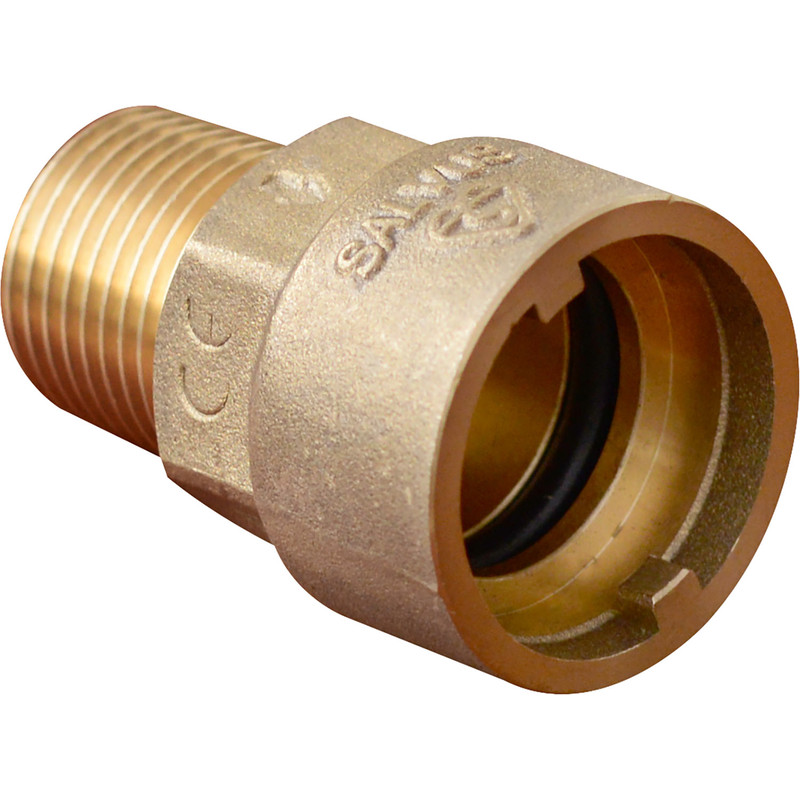 Salvus Gas Straight Bayonet Socket 1/2"