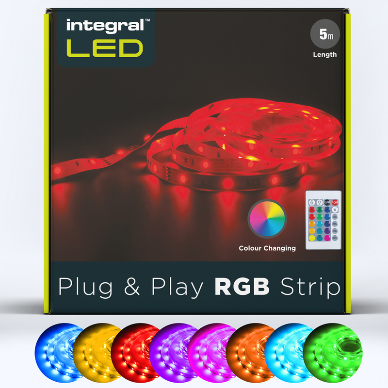 Integral LED Plug and Play Strip Kit IP20 Remote Control