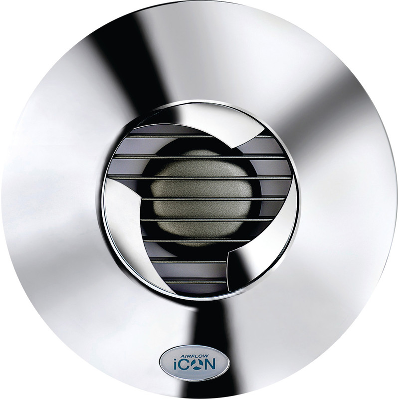 Airflow Extractor Fan Cover iCON15 Chrome