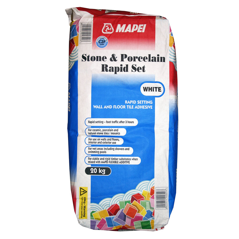 Mapei Stone & Porcelain Adhesive 20kg White