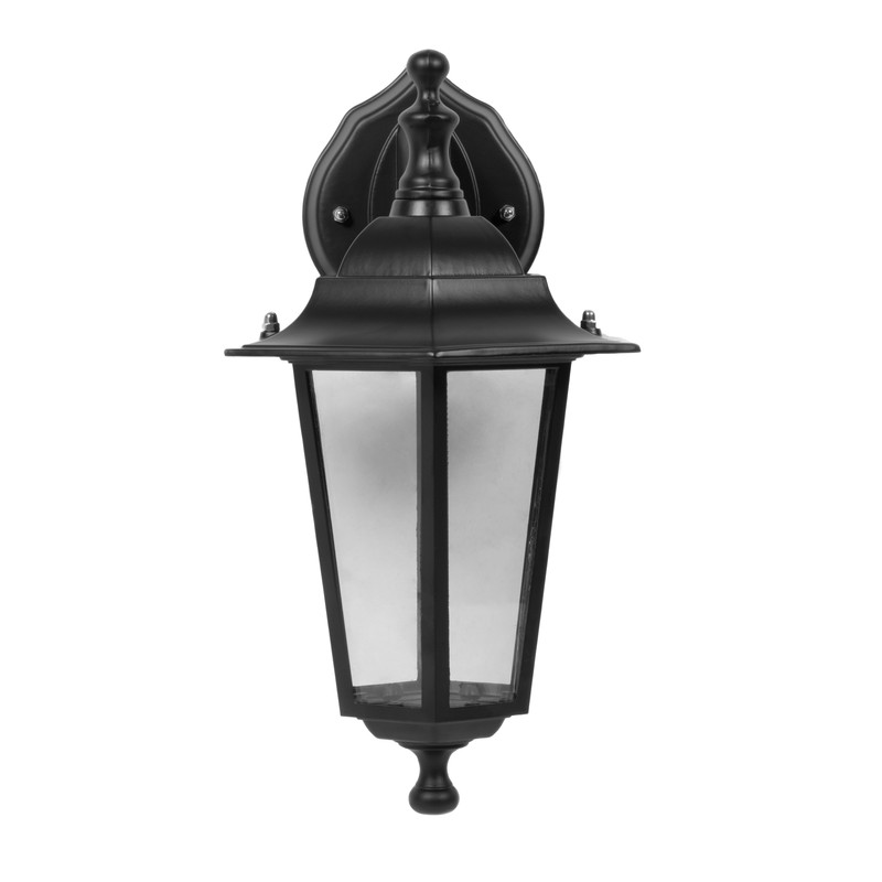 Victorian Style IP33 Hanging Lantern Black 60W ES