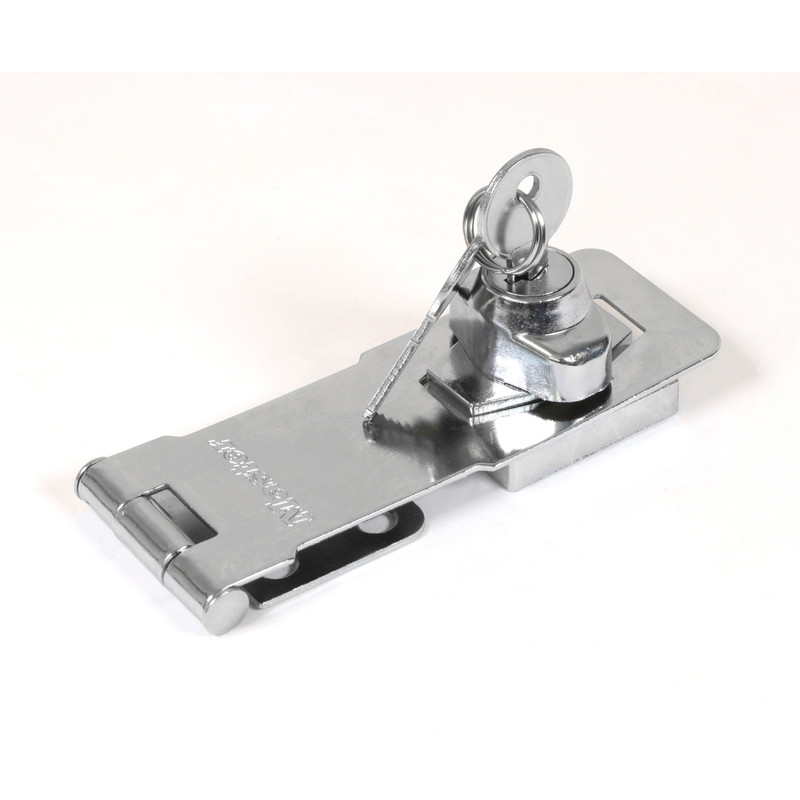 Master Lock Chrome Plated Steel Locking Hasp 118mm