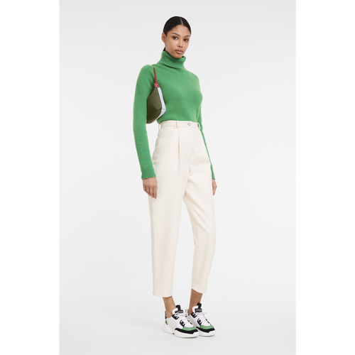 Green Women's Longchamp Le Pliage Re-Play Canvas Shoulder Bags | 0963427-OP