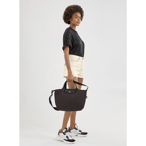 Red Men's Longchamp Le Pliage Energy M Canvas, Recycled canvas Handbag | 4150679-EF