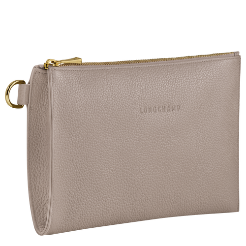 Grey Women's Longchamp Le Foulonné Leather Pouches | 0453867-ML