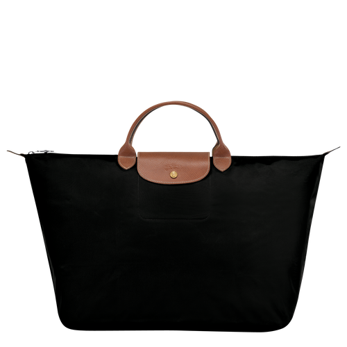 Black Women's Longchamp Le Pliage Original L Canvas, Recycled canvas Travel Bags | 6420839-MB
