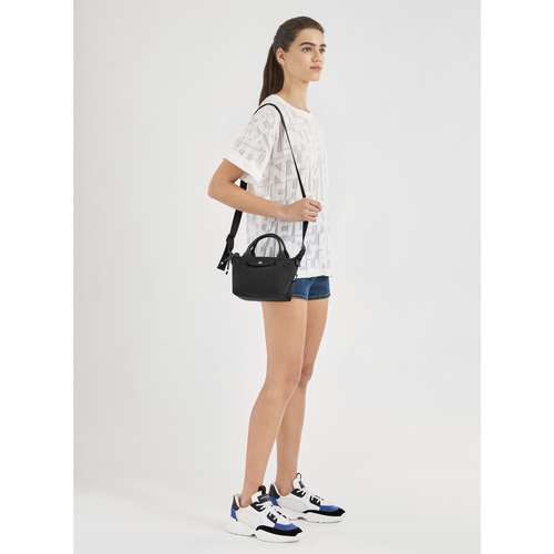 Black Men's Longchamp Le Pliage Energy XS Canvas, Recycled canvas Handbag | 1593420-WE
