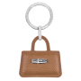 Beige Women's Longchamp Roseau Leather Key Rings | 5918076-FO