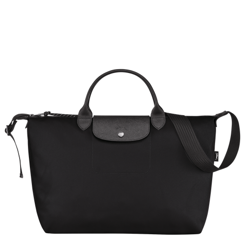 Black Men's Longchamp Le Pliage Energy L Canvas, Recycled canvas Handbag | 8932540-DR