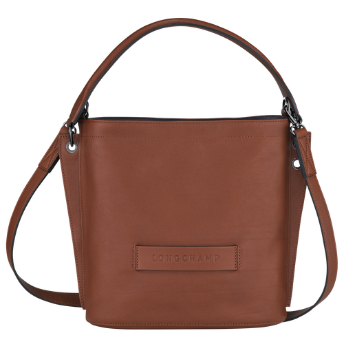 Brown Women's Longchamp 3D Leather Crossbody Bags | 6187532-ER