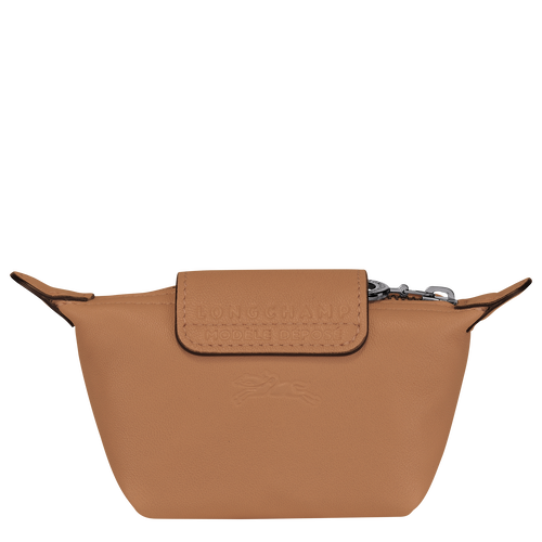 Beige Women's Longchamp Le Pliage Cuir Leather Coin Purses | 2365940-CJ