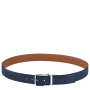 Multicolor Men's Longchamp Le Foulonné Leather Belts | 8240967-NM