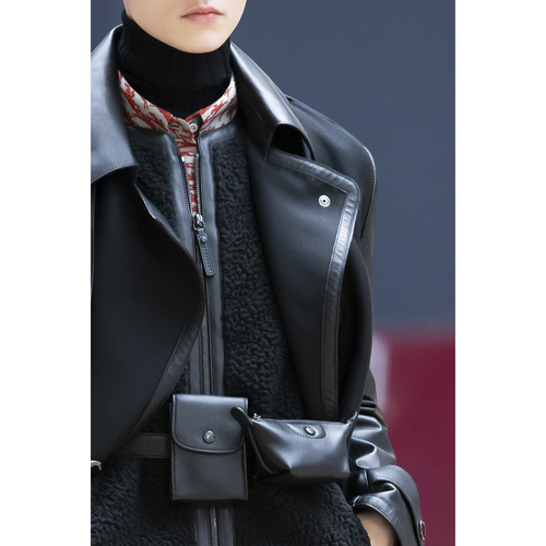 Black Women's Longchamp Le Pliage Cuir Leather Belts | 1403975-BD