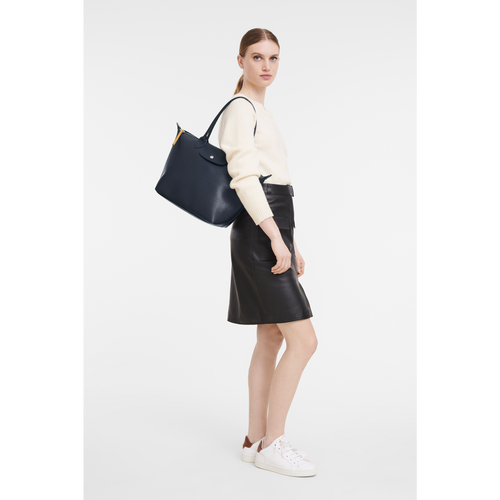 Blue Women's Longchamp Le Pliage City S Canvas Shoulder Bags | 5897234-DO