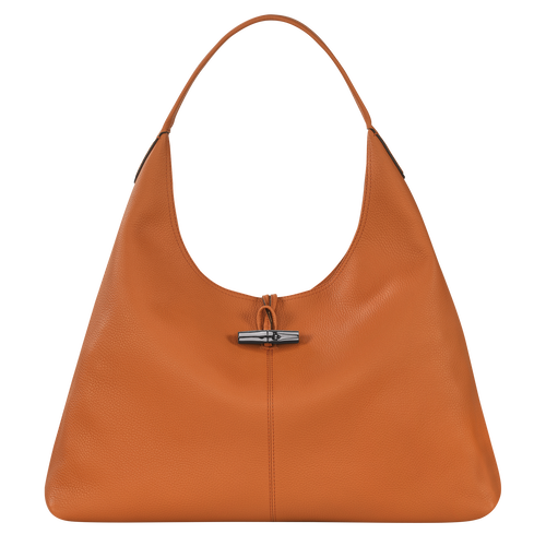 Orange Women's Longchamp Roseau Essential XL Leather Shoulder Bags | 2908567-JX