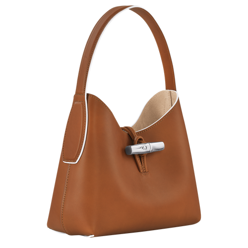 Brown Women's Longchamp Roseau XS Leather Shoulder Bags | 3659210-JL