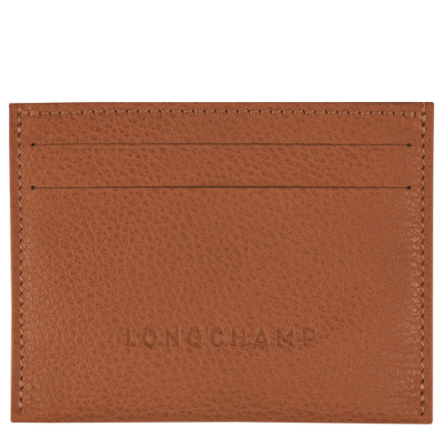 Brown Men's Longchamp Le Foulonné Leather Cardholders | 4917350-PY