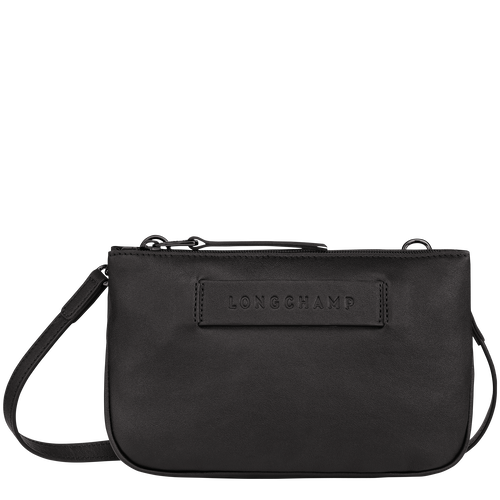 Black Women's Longchamp 3D Leather Crossbody Bags | 6124307-IC