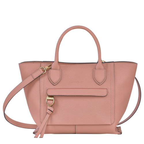 Pink Women's Longchamp Mailbox M Leather Top-handle Bags | 9043628-CZ