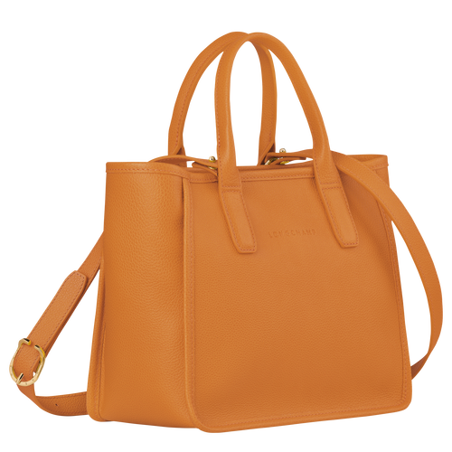 Orange Women's Longchamp Le Foulonné Leather Top-handle Bags | 8265739-LH