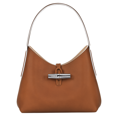 Brown Women's Longchamp Roseau XS Leather Shoulder Bags | 3659210-JL