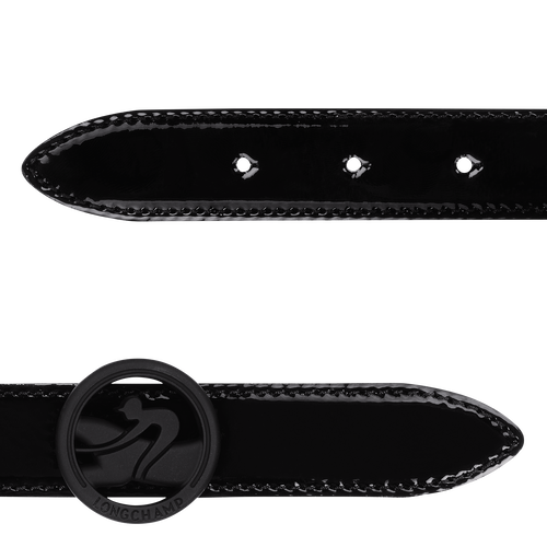 Black Women's Longchamp Box-Trot Leather Belts | 5823946-VM