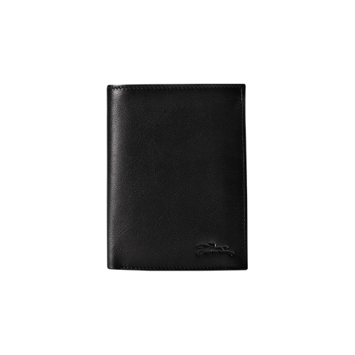 Black Men's Longchamp Baxi Leather Wallets | 5370291-XG